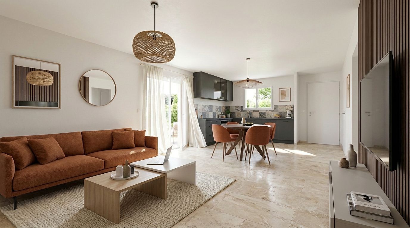 Projet de construction d'une maison 75 m² avec terrain à MAGESCQ (40)