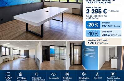 PLATEAU DE BUREAUX 167 M² À LOUER – AIX-EN-PROVENCE Proximité centre-ville – Immeuble tertiaire et médical – Espace lumineux et modulable — photo du bien