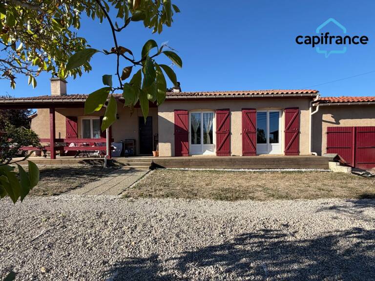 Toulouse 20 min, Roquesérière, maison de plain-pied T4, 90 m² , terrain de 1500 m² — photo 1