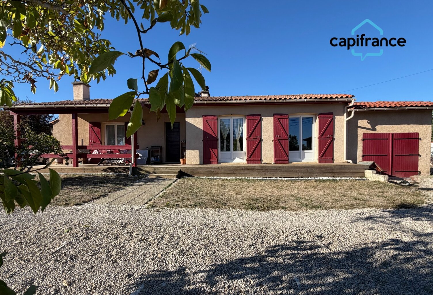 Toulouse 20 min, Roquesérière, maison de plain-pied T4, 90 m² , terrain de 1500 m² — photo 1