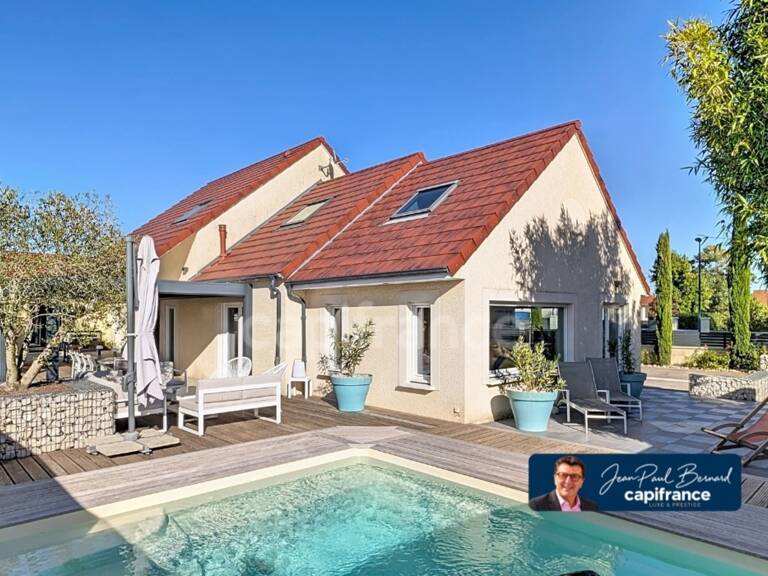 Châtenoy-En-Bresse (71) maison récente à vendre de 158 m² terrain de 1073 m² piscine chauffée Pergola bioclimatique et grand garage ! — photo 1