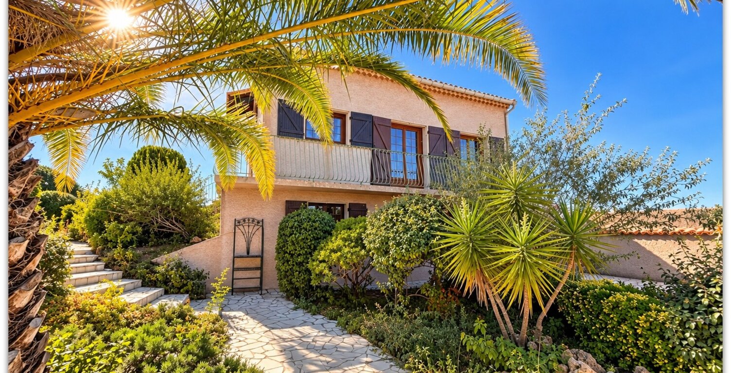 Grande villa familiale de 204 m² avec appartement indépendant, terrain piscinable de 2 178 m² et vue dégagée - Roujan (34320) — photo 1
