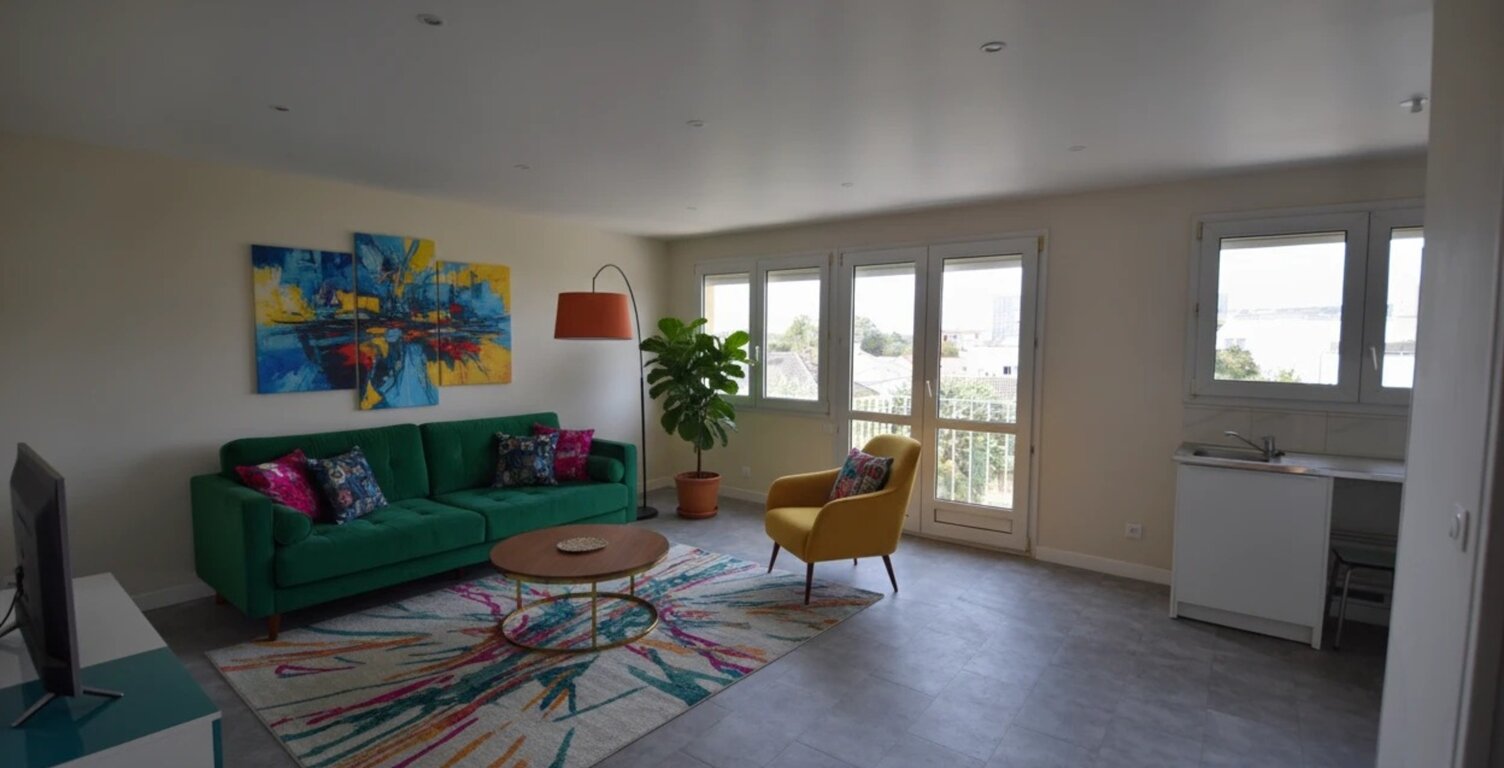 Appartement à vendre 3 pièces ACHERES (78) APPARTEMENT 3 PIÈCES ENTIÈREMENT RÉNOVÉ AVEC BALCON — photo 1