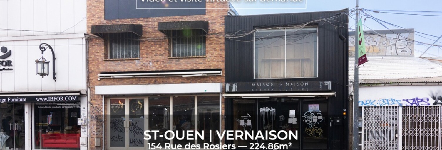 Commerce 4 Pièces 225 m² à vendre à Saint-Ouen-sur-Seine (93400)