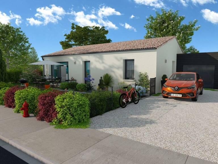 Projet de construction d'une maison 94.11 m² avec terrain à MEZEL (63) — photo 1