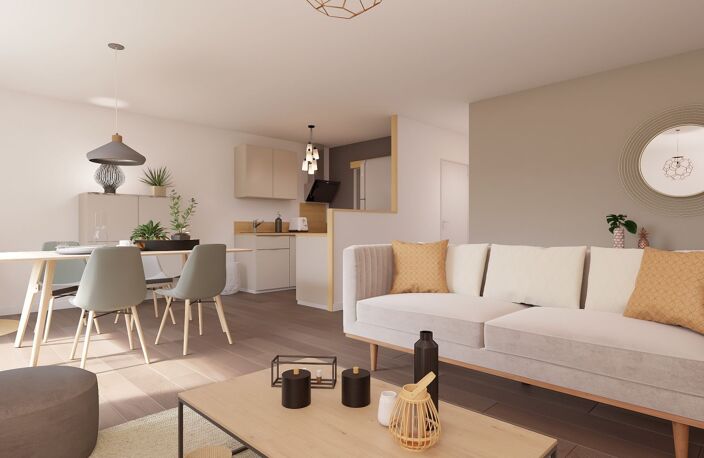 Projet de construction d'une maison 94.11 m² avec terrain à MEZEL (63) — photo 3