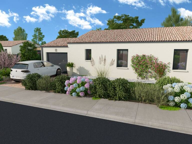 Projet de construction d'une maison 89.33 m² avec terrain à PERIGNAT-SUR-ALLIER (63) — photo 1