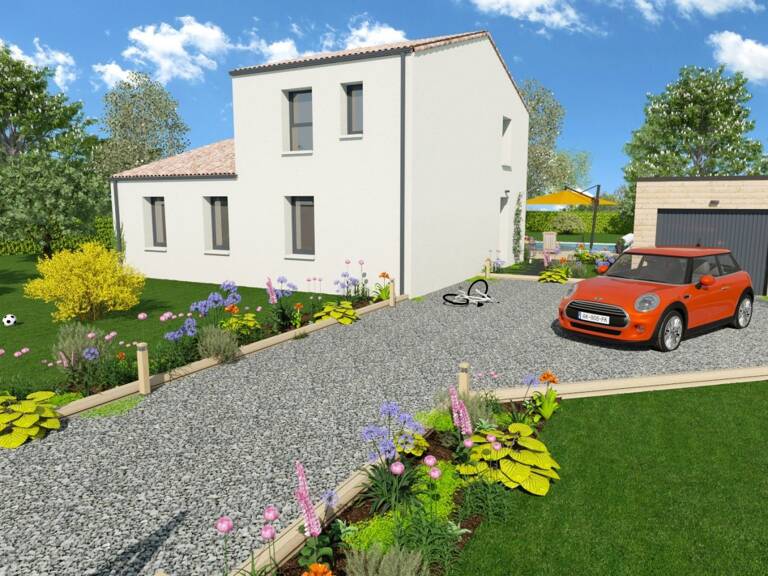 Projet de construction d'une maison 110.54 m² avec terrain à ROMAGNAT (63) — photo 1