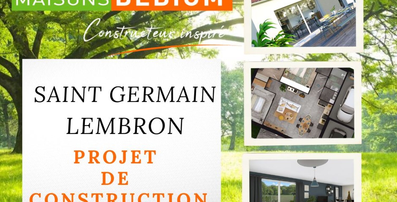 Terrain à bâtir de 676 m² à SAINT-GERMAIN-LEMBRON (63) — photo 1