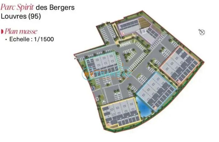 LOUVRES : A VENDRE Entrepôt  neuf de 440m² — photo 5