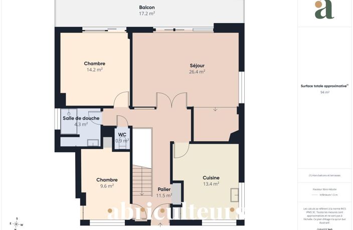 Appartement 3/4 pièces de 94 m² avec garage – Argenteuil — photo 3