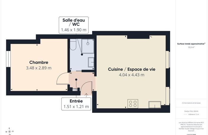 2 pièces en vente à Vincennes - 33 m² — photo 3