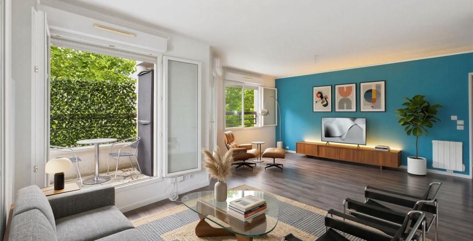 Vaste appartement de 128 m² en résidence récente et sécurisée  à Villeneuve-la-Garenne  (92390) — photo 1