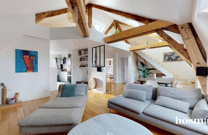 Coup de coeur ! Duplex lumineux de 121,14 m2 au sol - Quartier Chantenay - 44100 Nantes — photo 2