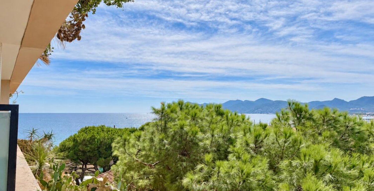 Appartement vue mer Cannes 2 pièces 30.20 m2 terrasse et parking — photo 1