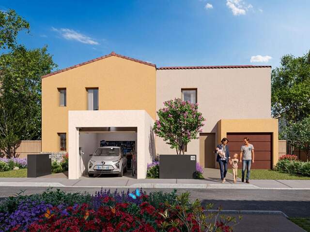 Maison T3 de 69,50m²  & 1 stationnement sur une parcelle de : 70 m² — photo du bien