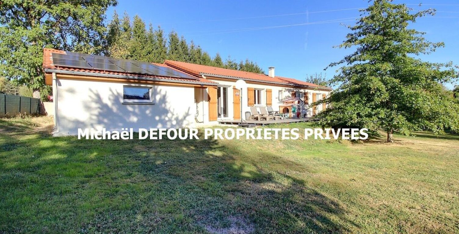 Raucoules 43290 maison plain-pied 115 m² habitables 4 chambres, bureau et garage sur 1261 m² de terrain — photo 1