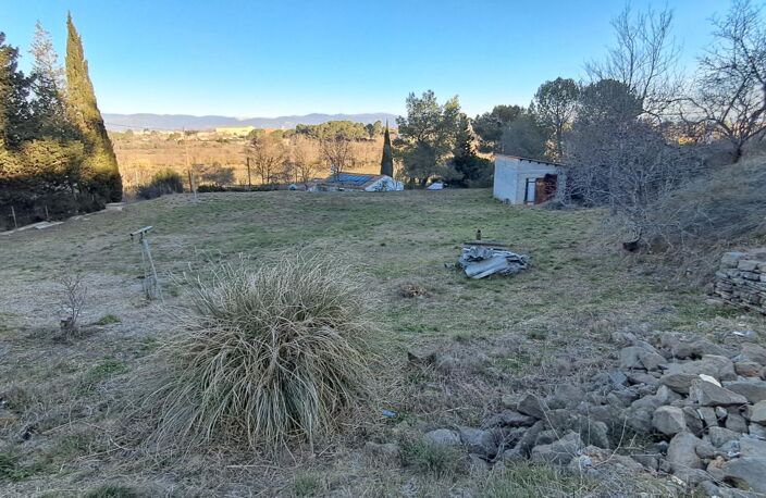 Terrain  Constructible 600m2  - Vue dégagée - Rieux Minervois 40000 — photo 3