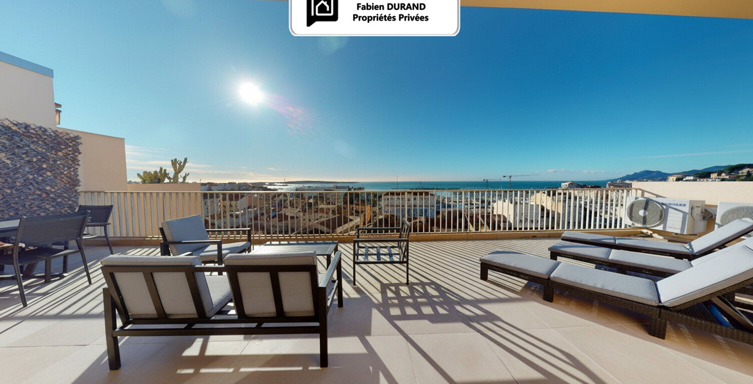 Penthouse 3 pièces 78 m²  - 86 m² de terrasses - Vue mer & Palais des Festivals — photo 1
