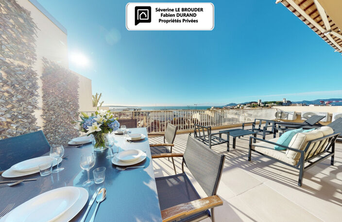 Penthouse 3 pièces 78 m²  - 86 m² de terrasses - Vue mer & Palais des Festivals — photo 4