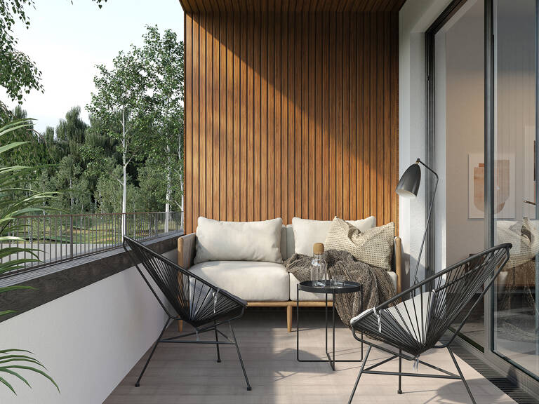 - GRANDE BAIE VITREE DANS SEJOUR + ACCES DIRECT SUR LA TERRASSE DEPUIS LES CHAMBRES!!EMMENAGEMENT FI — photo 1