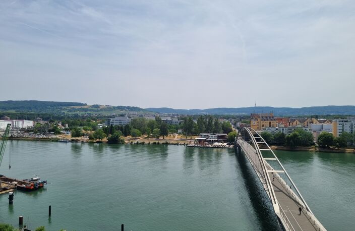 - STUDIO MODERNE ET LUMINEUX/SANS VIS-A-VIS/AU BORD DU RHIN PRES DE LA PASSERELLE DES TROIS PAYS — photo 3