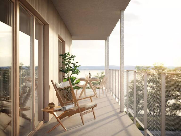 - SEJOUR MODERNE AVEC BEAU BALCON/SANS VIS-A-VIS/AU BORD DU RHIN PRES DE LA PASSERELLE DES TROIS PAY — photo 1