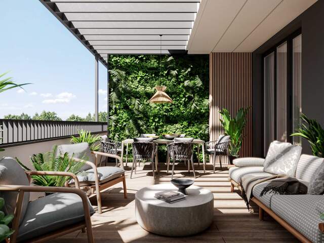 T2 LE MOINS CHER / RESIDENCE DESIGN ET CONFORT AVEC BELLE TERRASSE ! — photo du bien