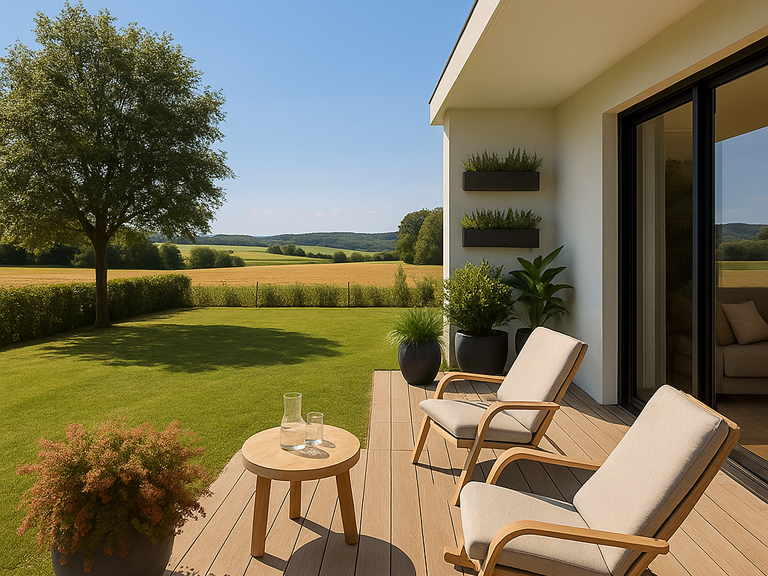 T3 AVEC VUE APAISANTE SUR LES VOSGES, PETITE RESIDENCE CALME PROCHE TOUTES COMMODITES — photo 1