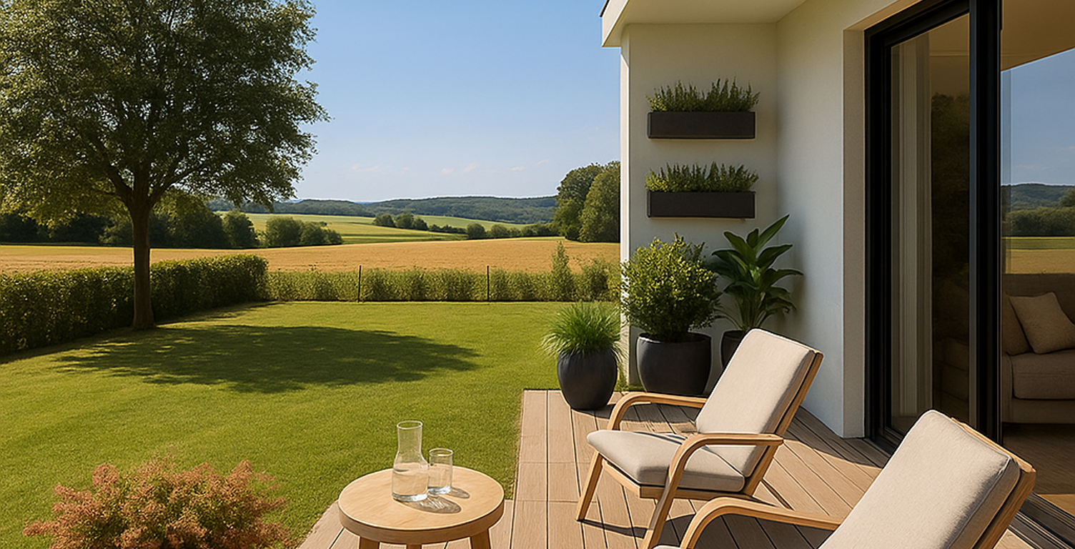 T3 AVEC VUE APAISANTE SUR LES VOSGES, PETITE RESIDENCE CALME PROCHE TOUTES COMMODITES — photo 1