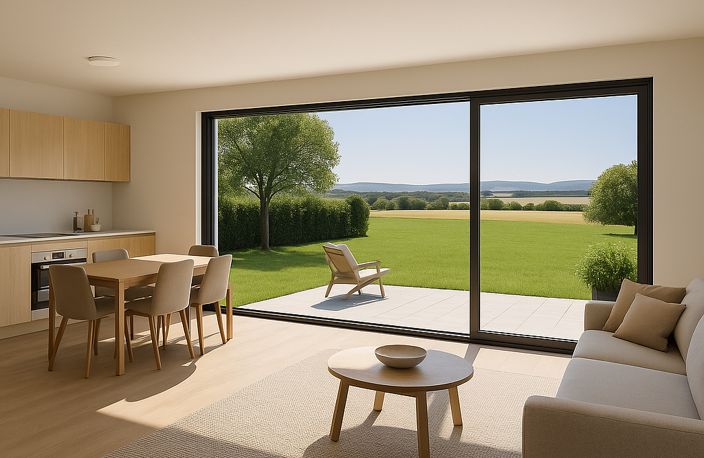 T3 AVEC VUE APAISANTE SUR LES VOSGES, PETITE RESIDENCE CALME PROCHE TOUTES COMMODITES — photo 2