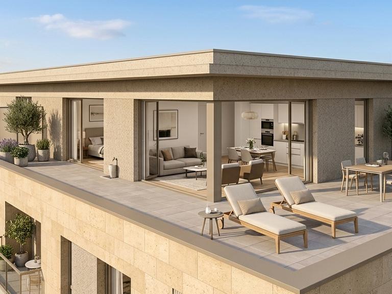 - Superbe T3 / Dernier étage /Terrasse Panoramique — photo 1
