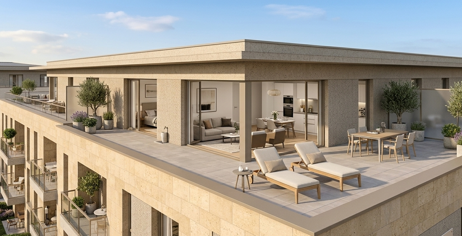 - Superbe T3 / Dernier étage /Terrasse Panoramique — photo 1