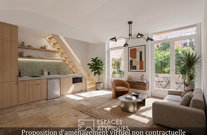 Duplex avec terrasse au coeur de la croix rousse — photo 2