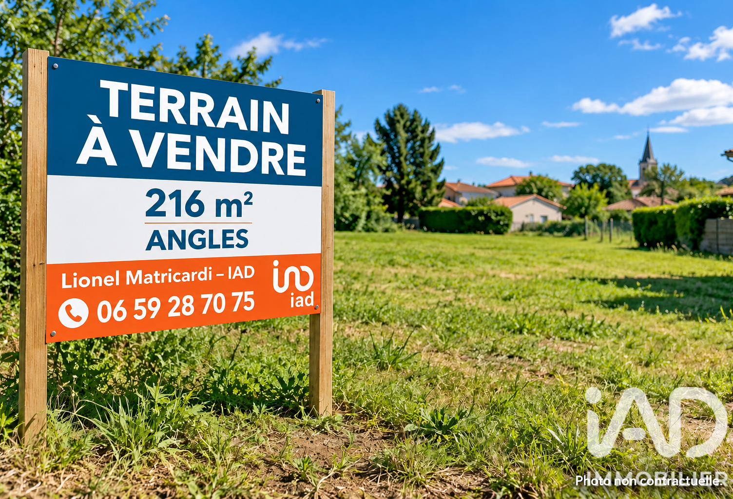 Vente Terrain à bâtir 216 m&sup2; — photo 1