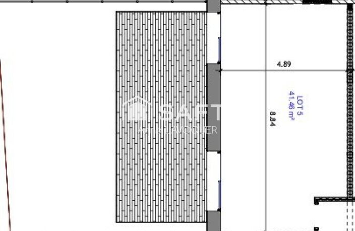 PLATEAU À AMÉNAGER 41 M² ENV. — photo 4