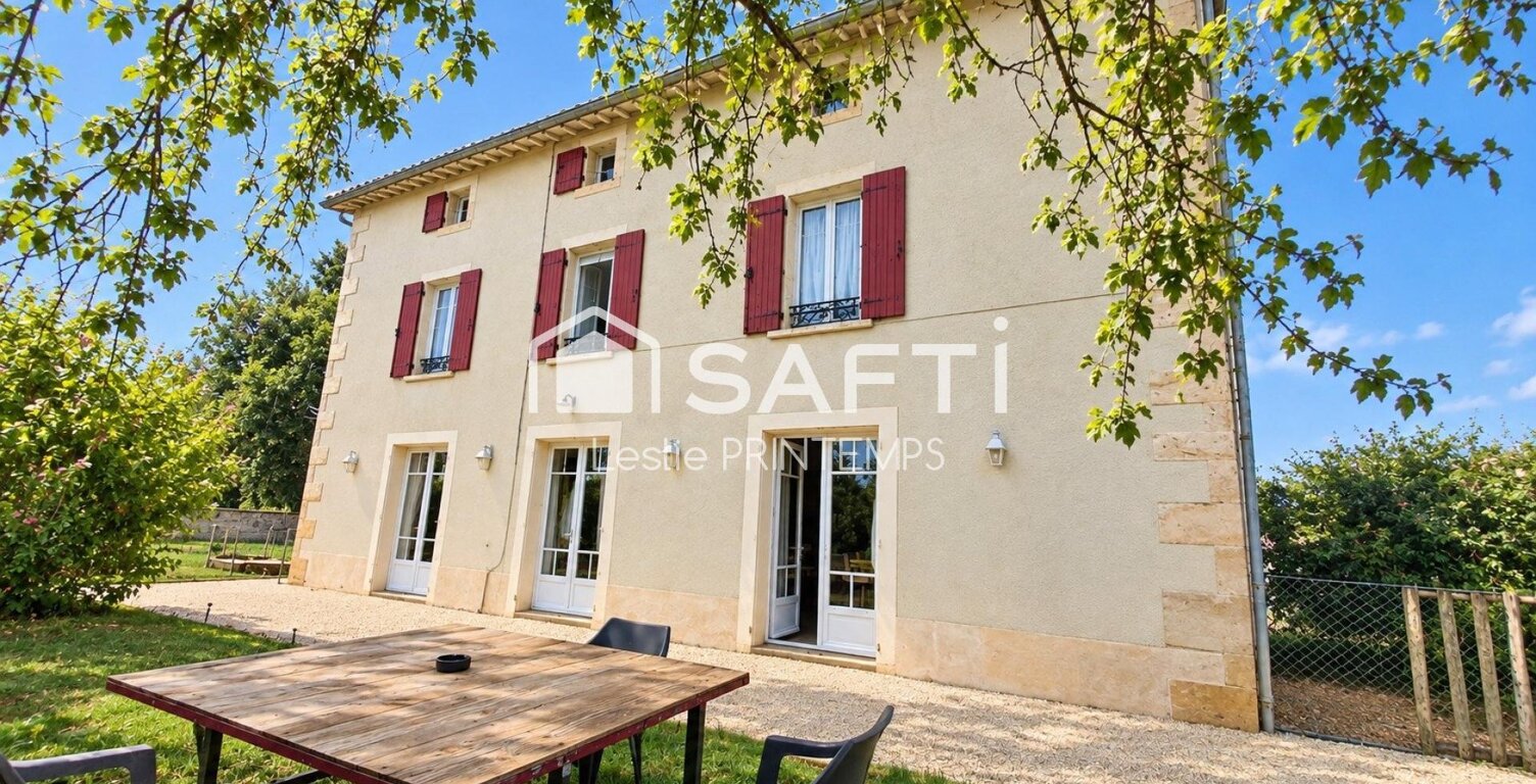 Maison de maître rénovée avec gîte indépendant et vaste parc arboré — photo 1