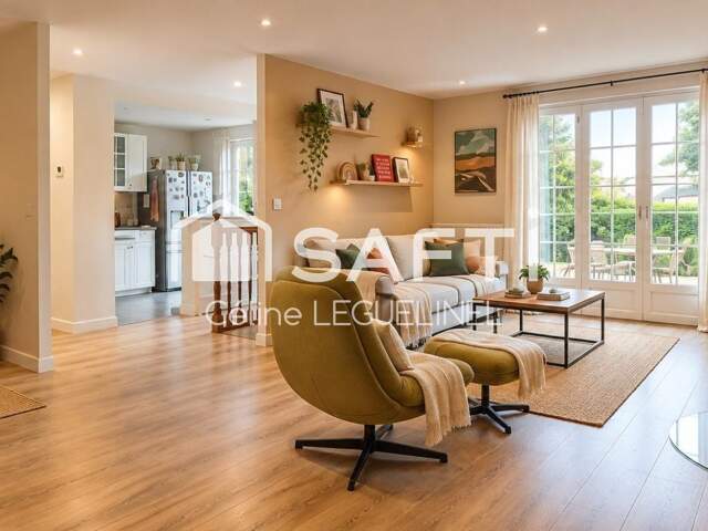 Vie de Plain-pied,  rénovée,  4 chambres, sous-sol aménagé, à 10 min de Houdan. — photo du bien