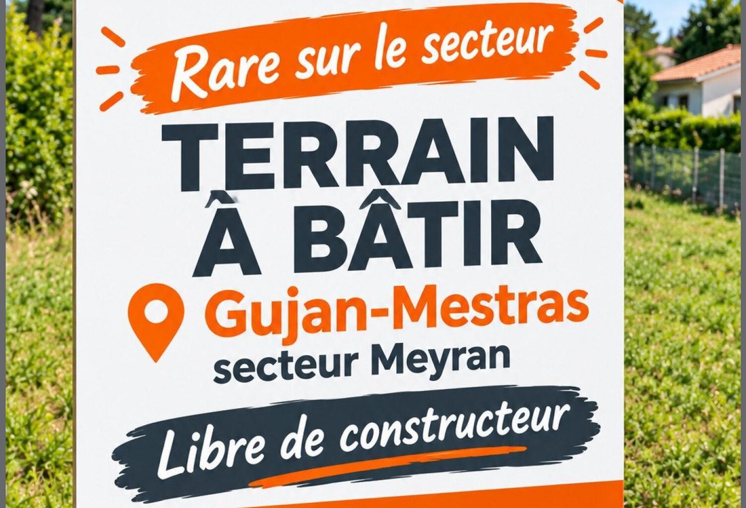 Terrain de 724m2 à Gujan-Mestras secteur Meyran — photo 1