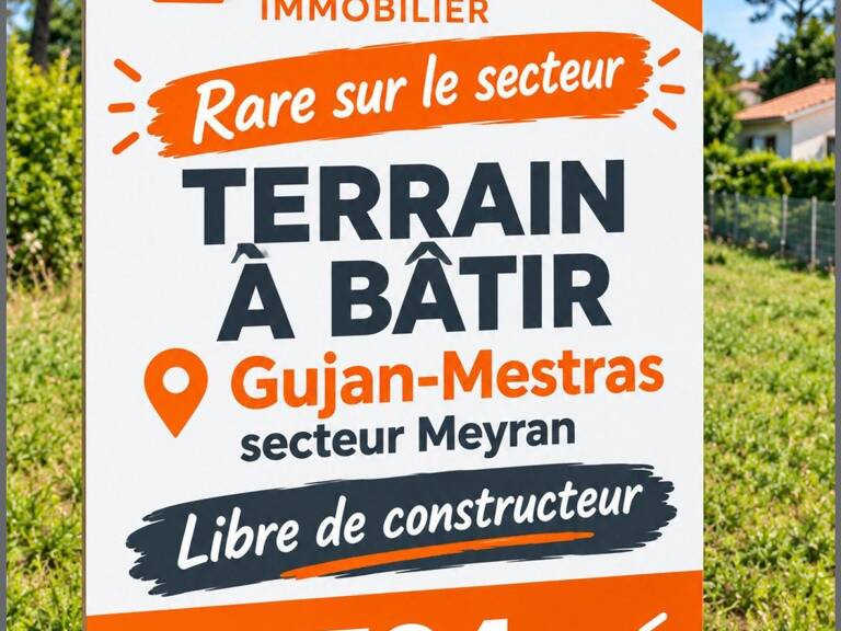 Terrain de 724m2 à Gujan-Mestras secteur Meyran — photo 1