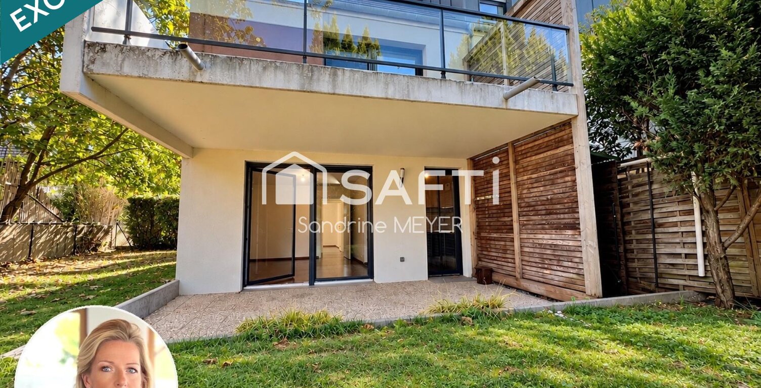 Appartement RDC 3pcs 61m², jardin, garage, parking — photo 1