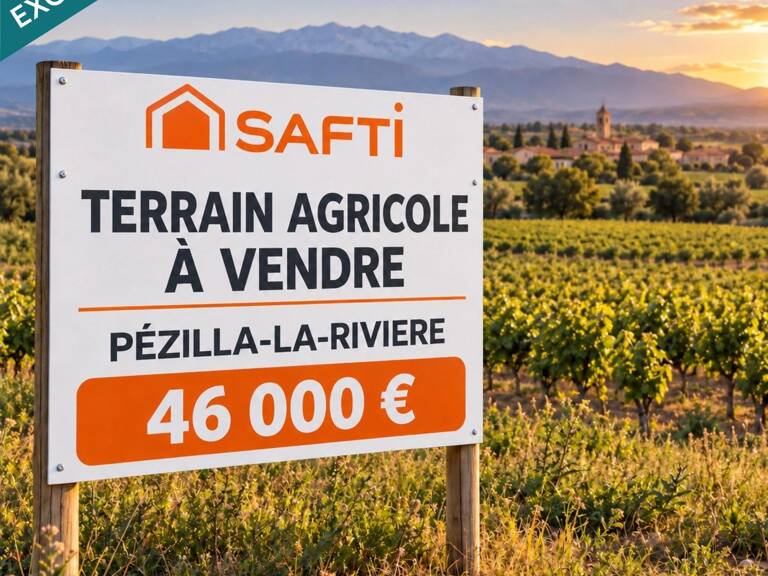 PEZILLA LA RIVIERE, TERRAIN AGRICOLE 2700M2 — photo 1