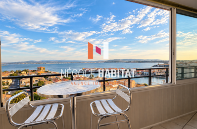 SETE - VUE ETANG ET MER - APPART. T3 DE 87 M2 DERNIER ÉTAGE — photo du bien