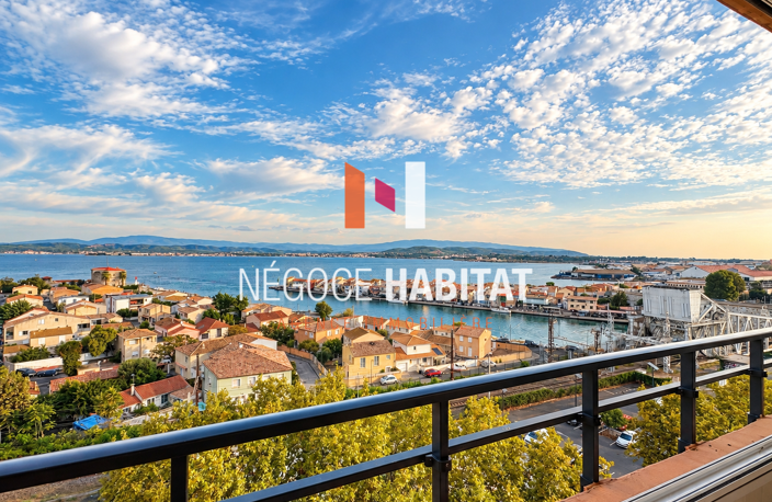 SETE - VUE ETANG ET MER - APPART. T3 DE 87 M2 DERNIER ÉTAGE — photo 4