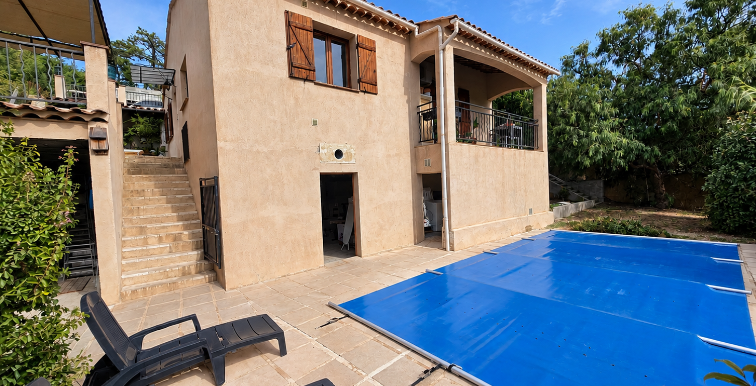 SAINT-MARTIN-DU-VAR   VILLA INDIVIDUELLE AVEC PISCINE, VUE D — photo 1