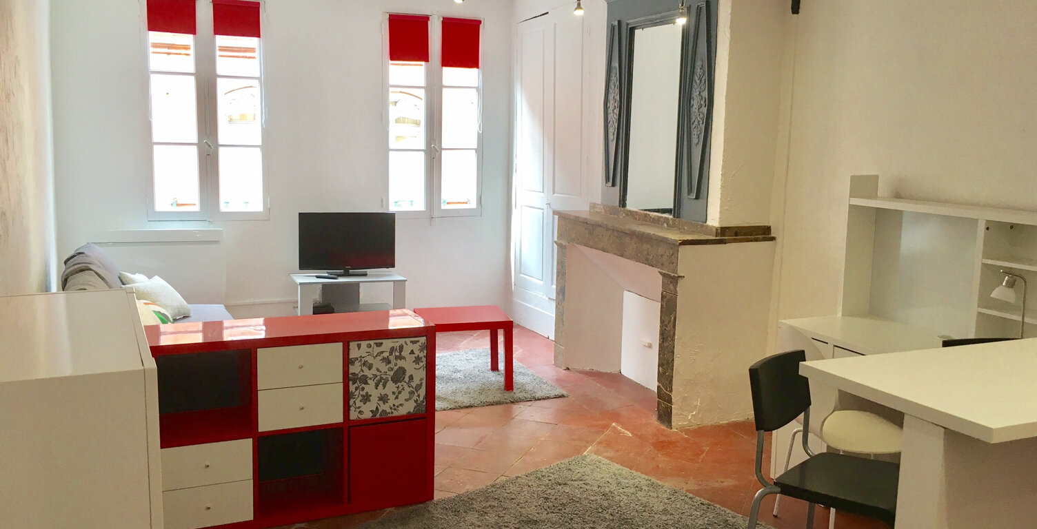 T1/studio tout meublé centre ville 30m2 carmes — photo 1