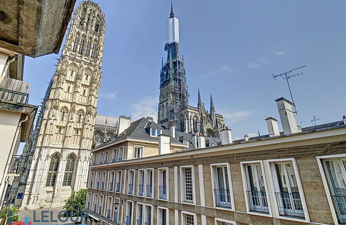 ROUEN  - F3 MEUBLE - VUE CATHEDRALE — photo 5