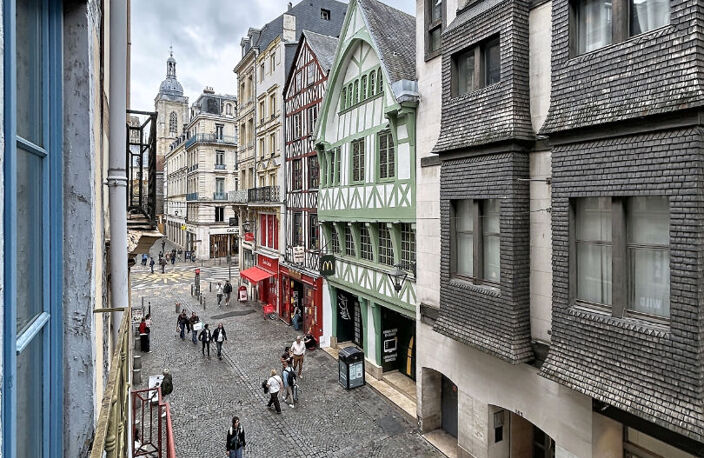 Rouen - Gros Horloge - F1 meublé — photo 2