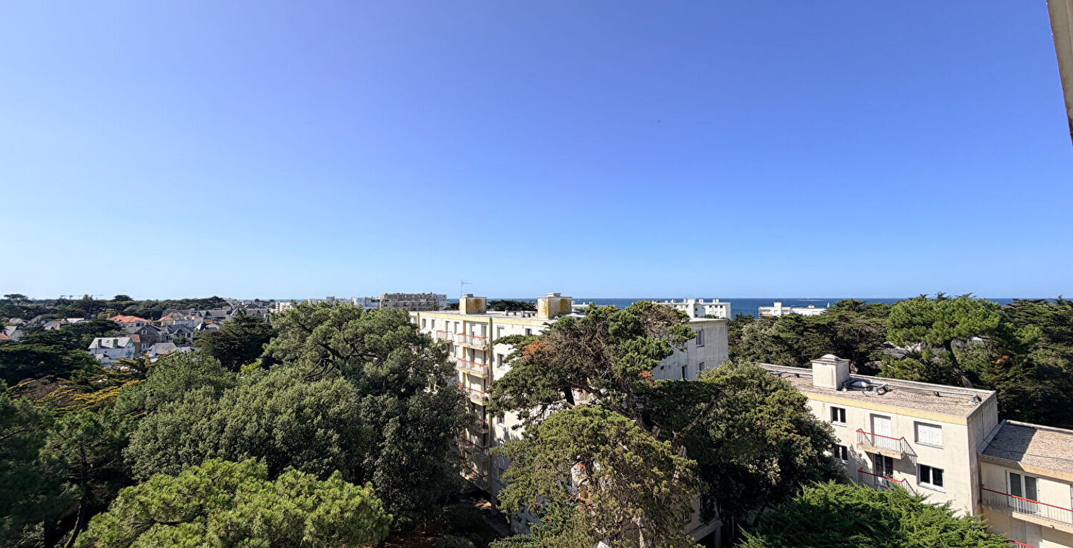 PORNICHET ? TRIANGLE D'OR ? À 150 M DE LA PLAGE ? APPARTEMENT 80 M² AVEC GARAGE, CAVE ET APERÇU MER — photo 1