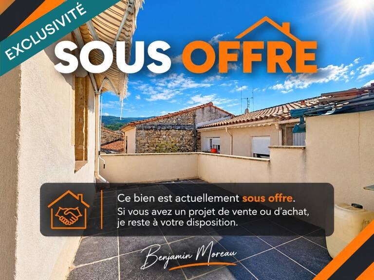 Une spacieuse maison de village de 124 m² avec terrasse tropézienne et beaux volumes au cœur d'Hérépian. — photo 1